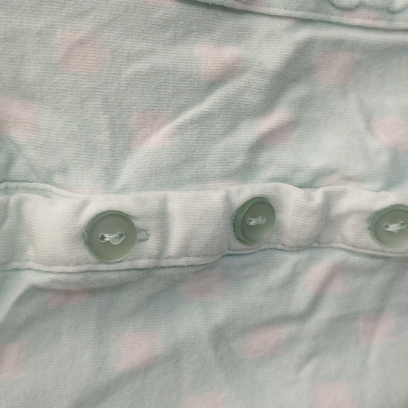 [2] Lucky Brand Light Blue Pajama Nightgown with Poka Dots Size Small - Picture 5 of 5